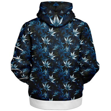 Chokefish™ Microfleece Zip-Up Hoodie Cannabis-008